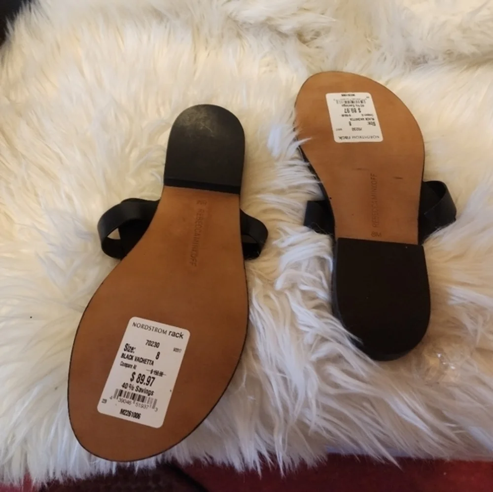 Rebecca Minkoff Vachetta leather sandals 8 NWT‎